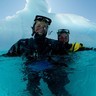 Iceberg diving in Disko Bay